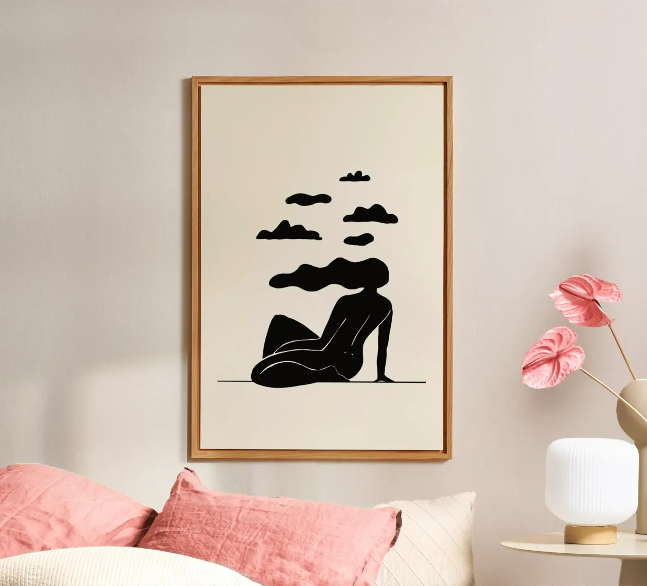 Head in the CLouds 2 alluminio dibond da Graphite