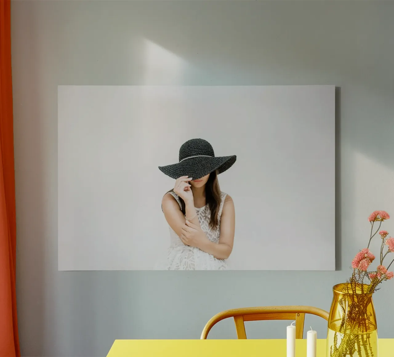 Quiete rustica tela con Cornice a cassetta da PhotoVibe Decor