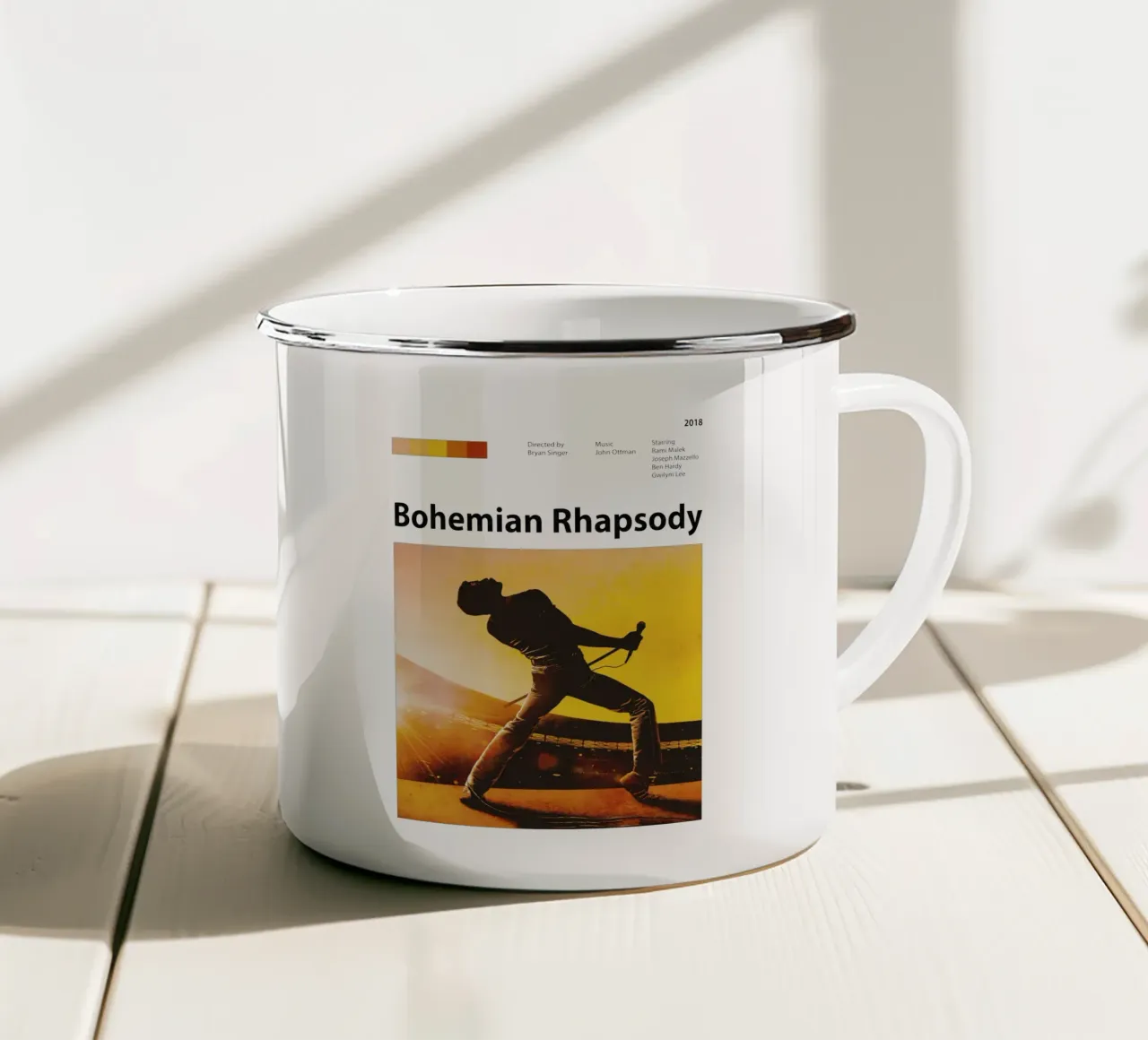 Bohemian Rhapsody tazza in smalto da The Movie Wall