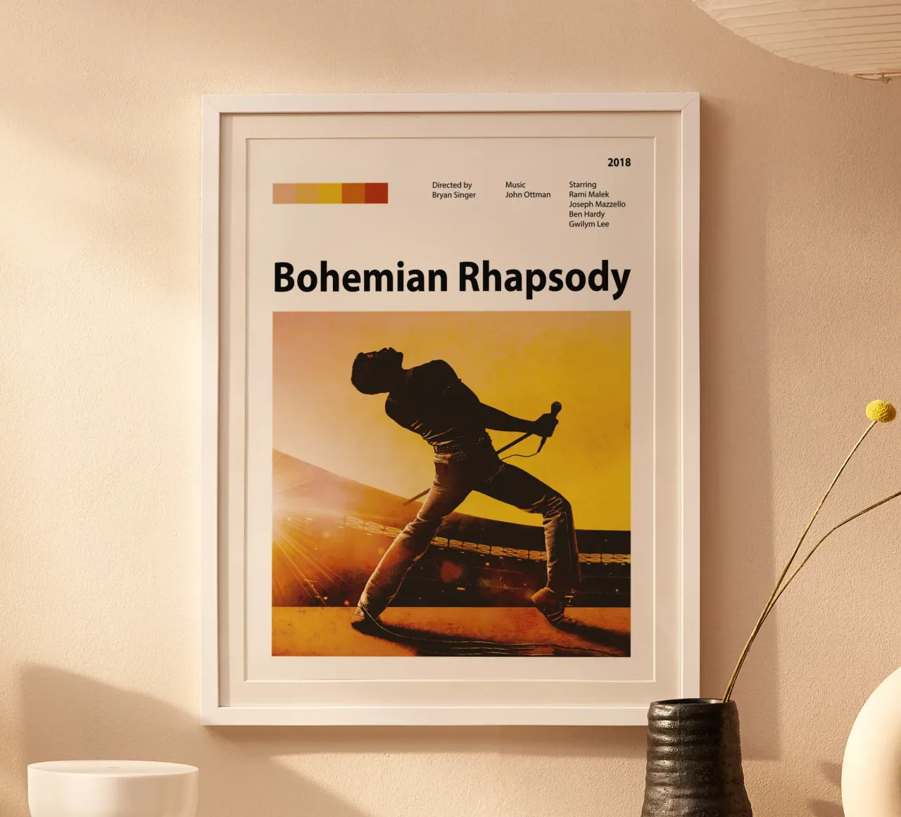 Bohemian Rhapsody carta hahnemühle da The Movie Wall