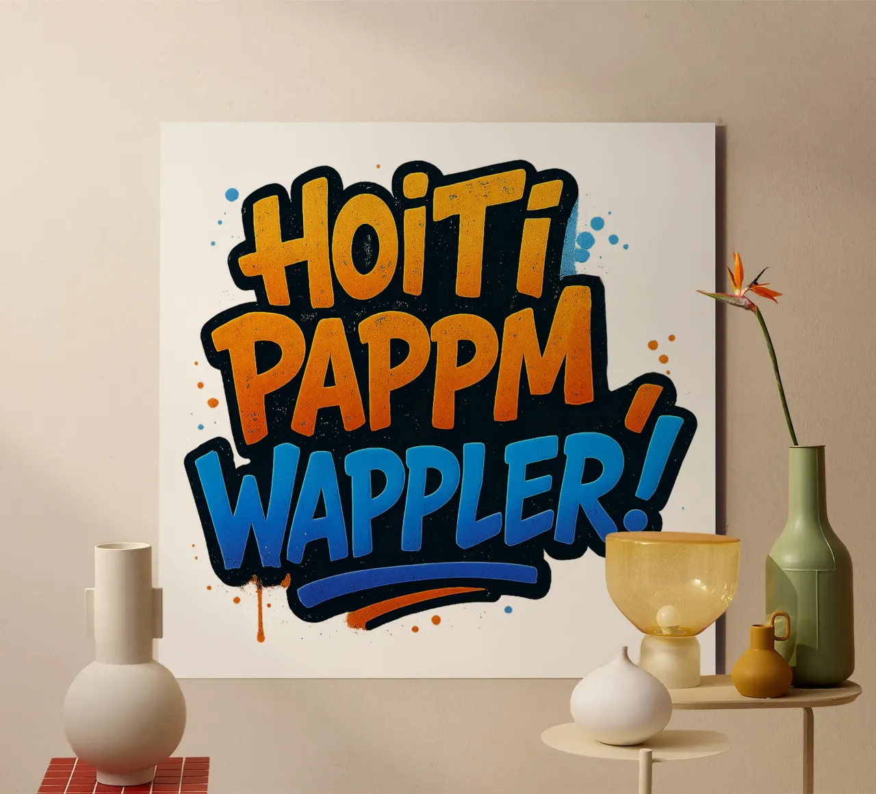 HOITI PAPPM, WAPPLER! alluminio dibond da Vintage Van Gogh