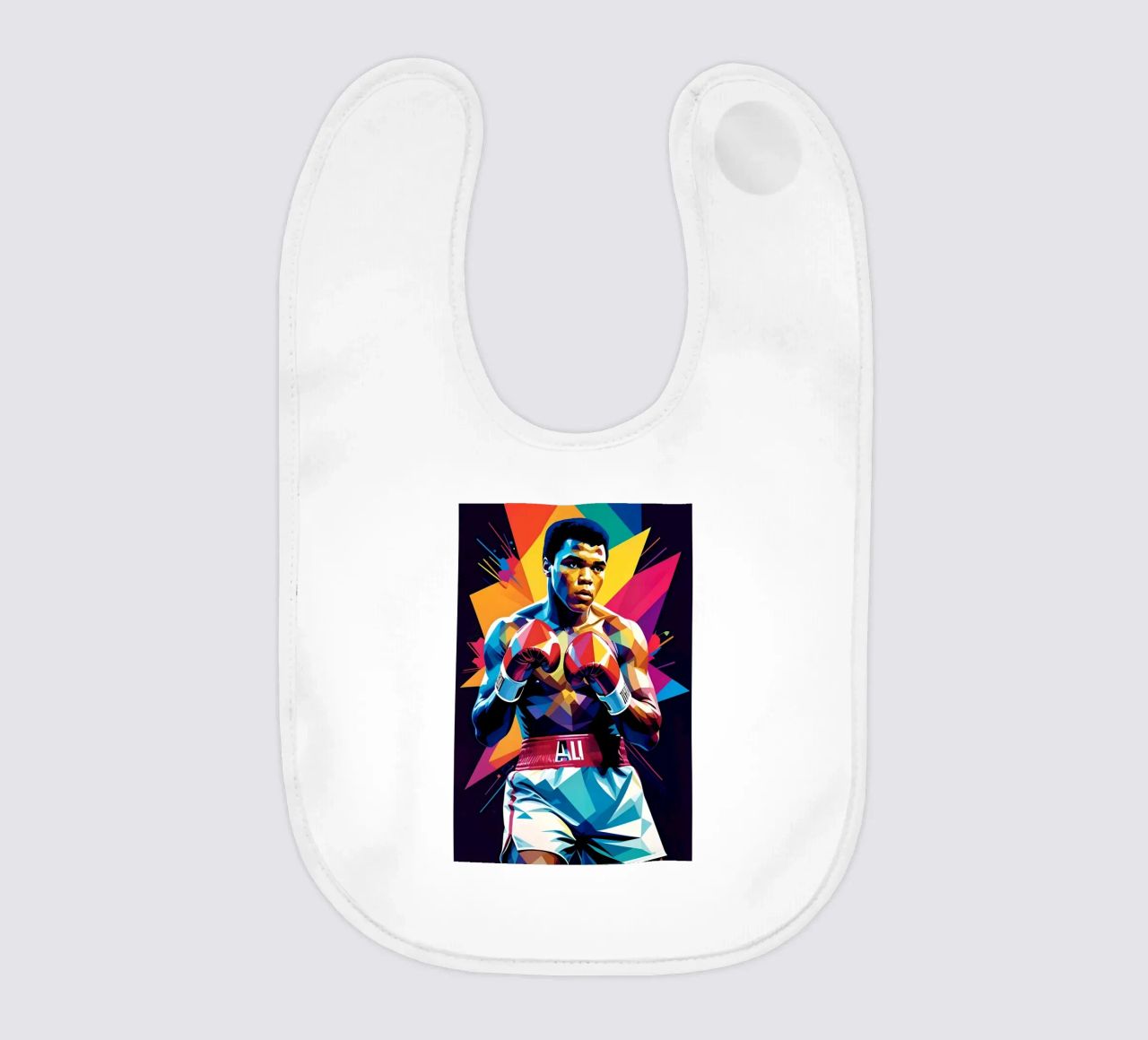 Muhammad Ali wpap Kunst Babylätzchen von BONANZA