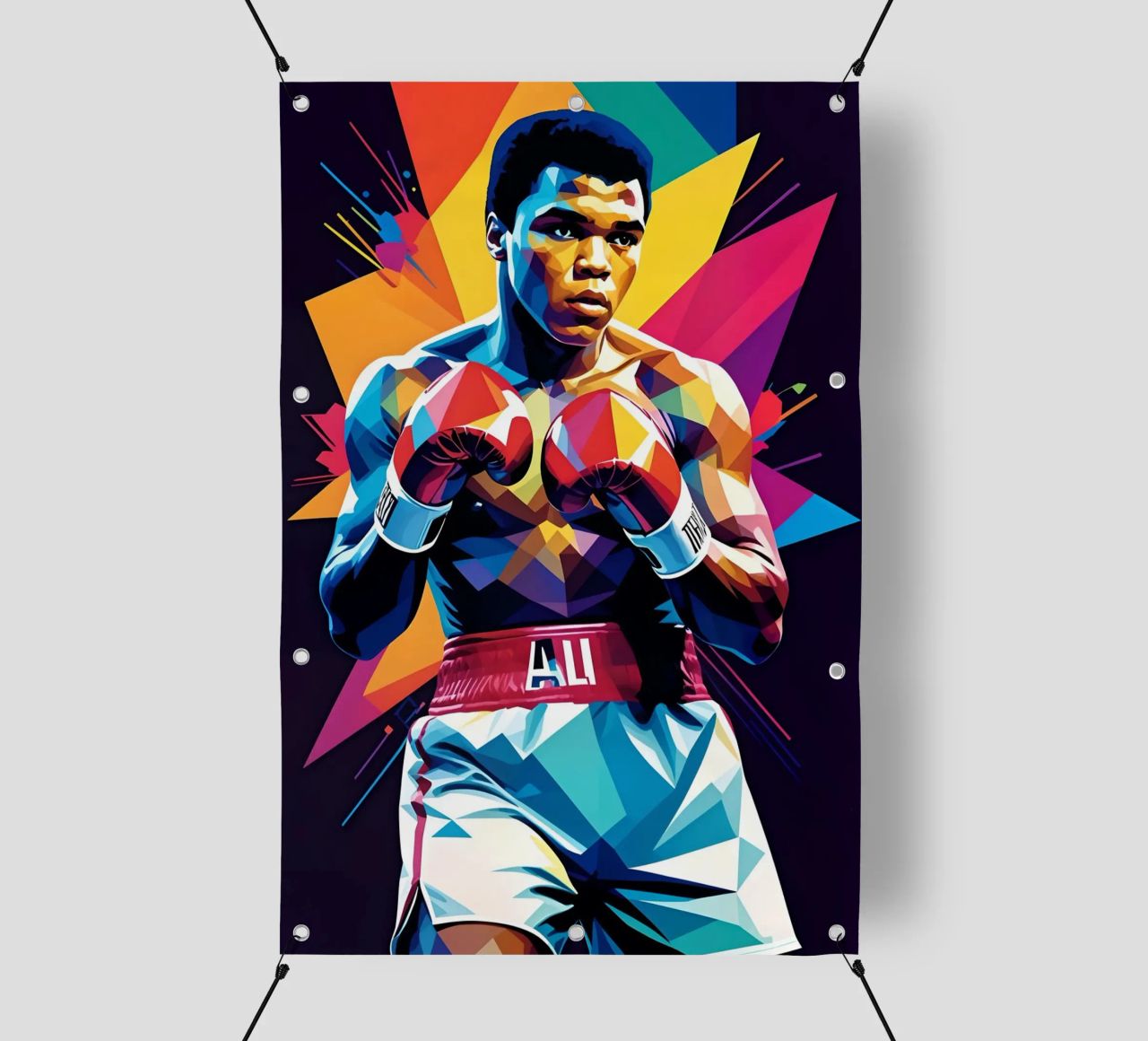 Muhammad Ali wpap art telo in pvc da BONANZA