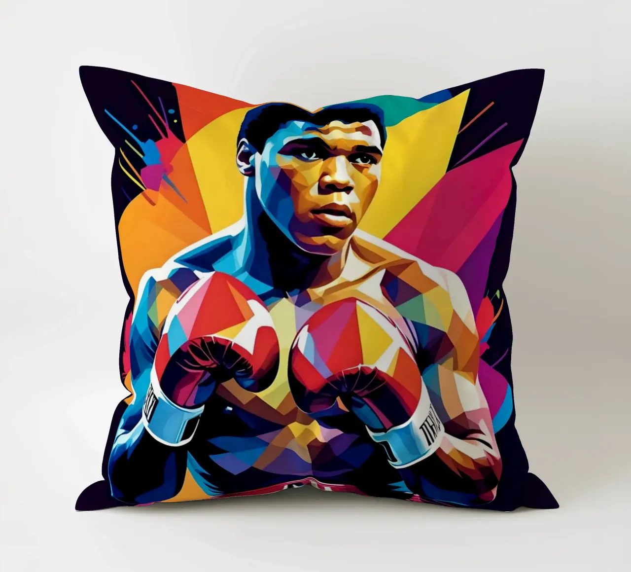 Muhammad Ali wpap art cuscino da BONANZA