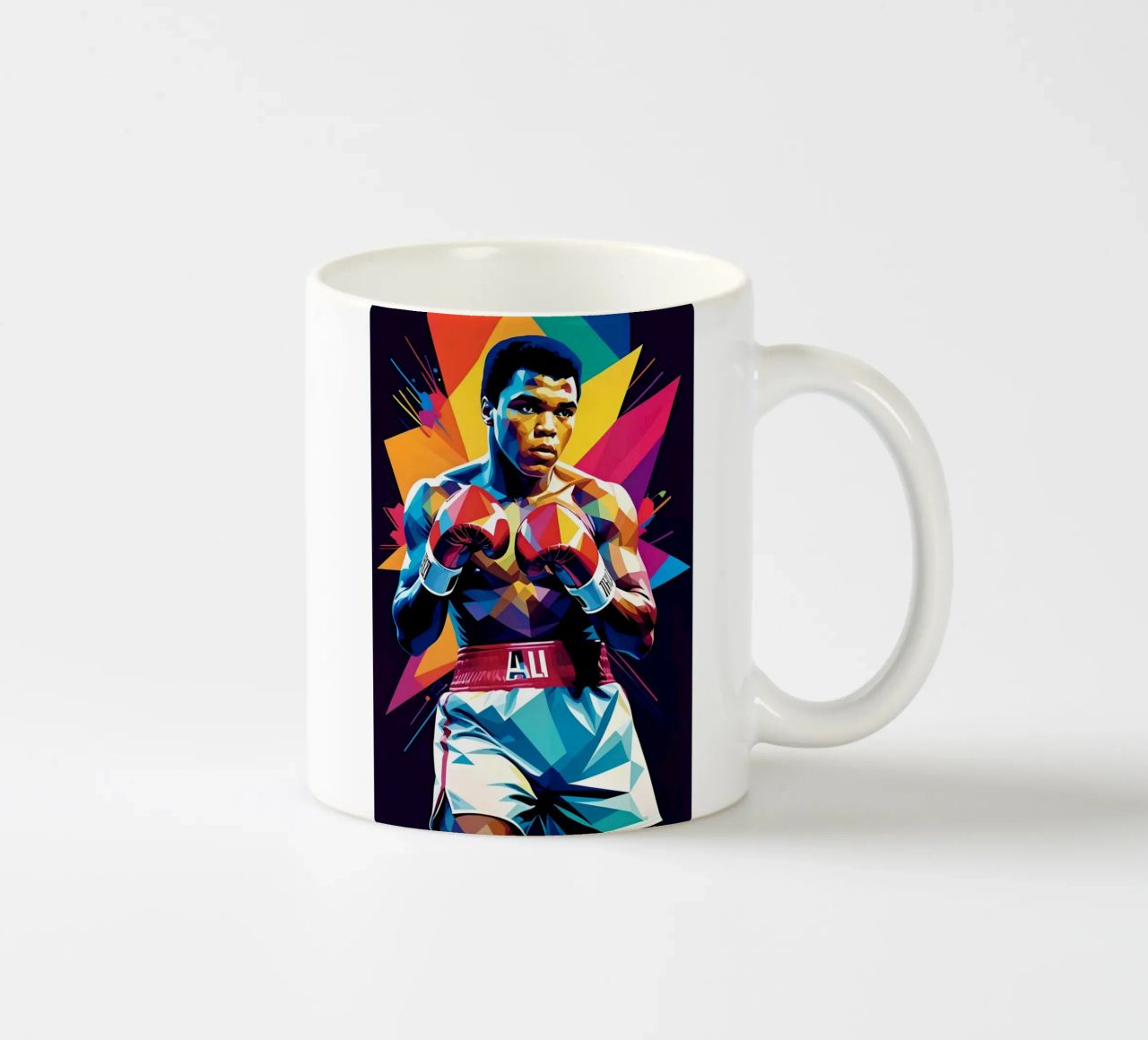 Muhammad Ali wpap art tazza in ceramica da BONANZA