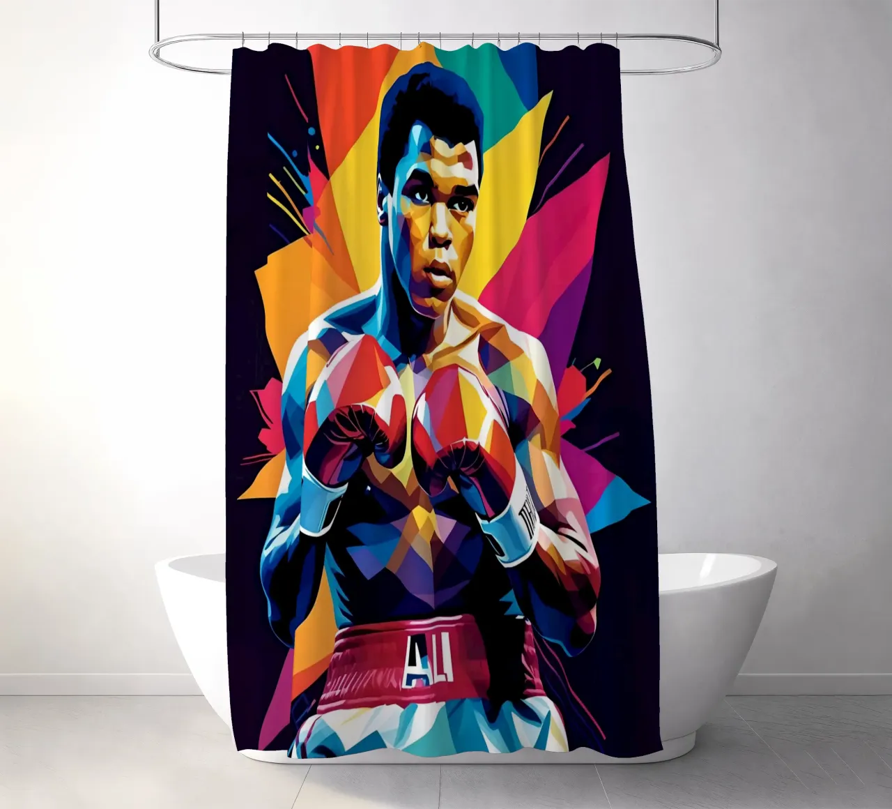 Muhammad Ali wpap art tenda da doccia da BONANZA