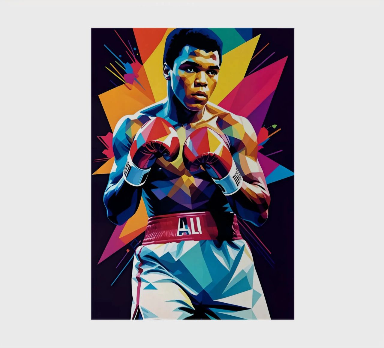 Muhammad Ali wpap art notebook by BONANZA