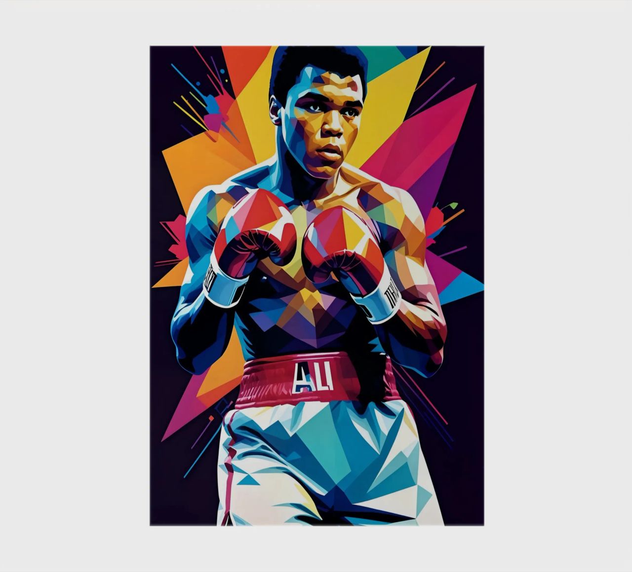 Muhammad Ali wpap art notebook by BONANZA