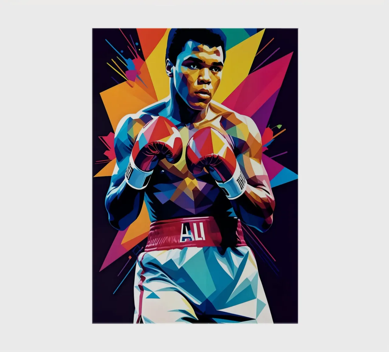 Muhammad Ali wpap art carnet de notes de BONANZA