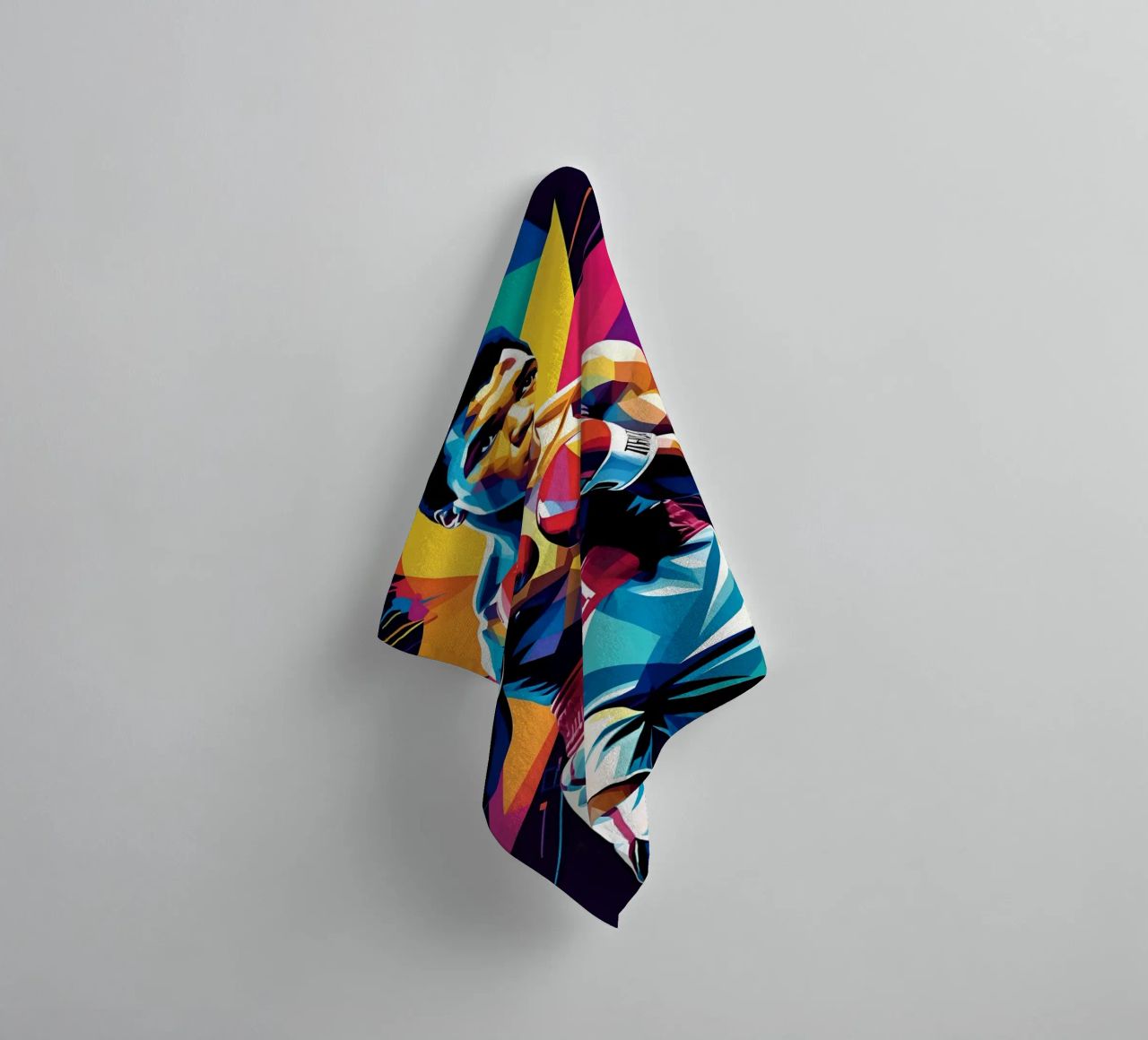 Muhammad Ali wpap art towel by BONANZA