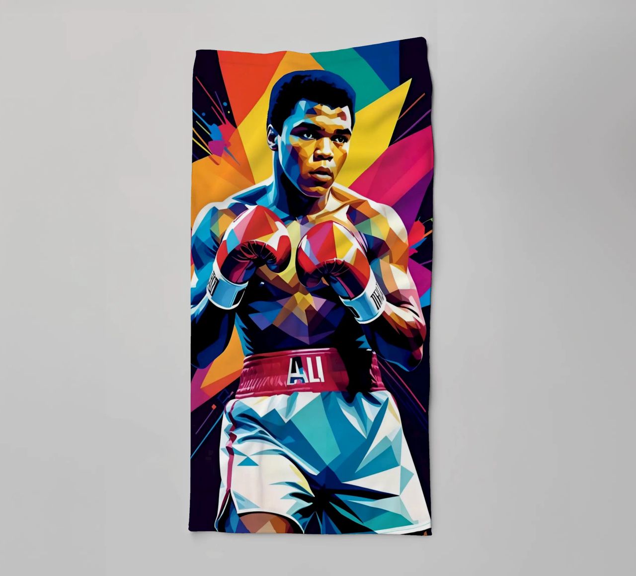 Muhammad Ali wpap art towel by BONANZA