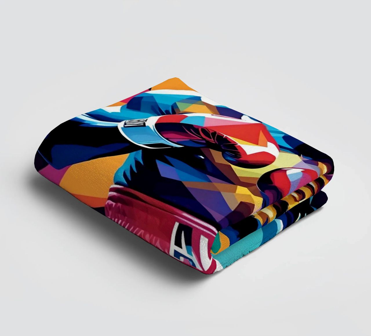 Muhammad Ali wpap art towel by BONANZA