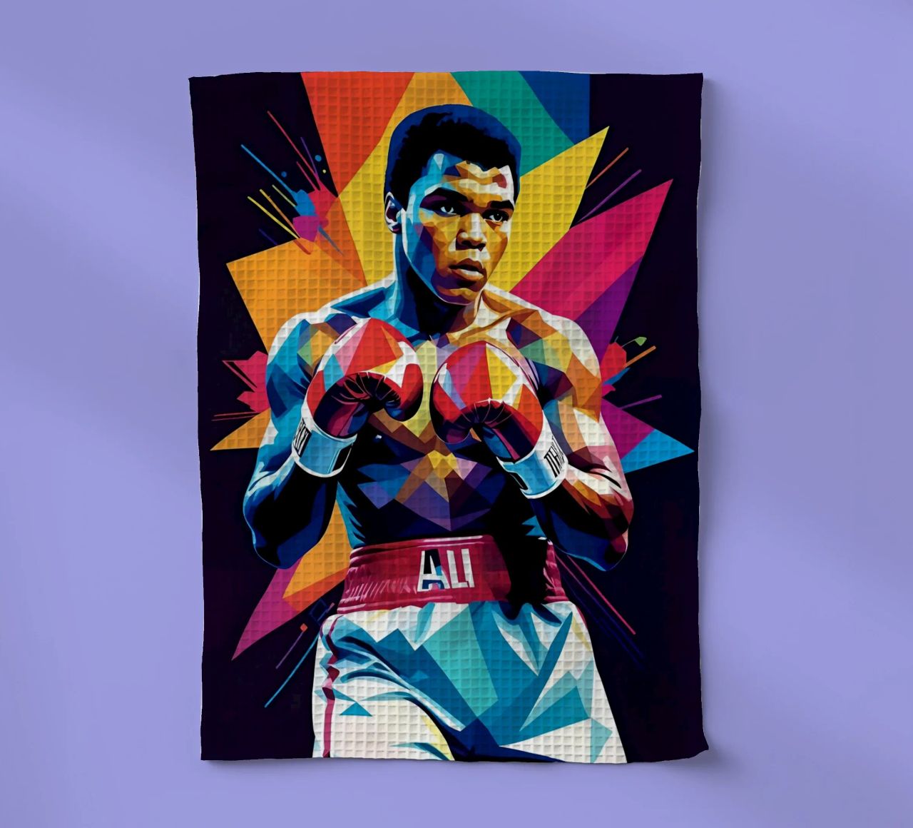 Muhammad Ali wpap Kunst Geschirrtuch von BONANZA