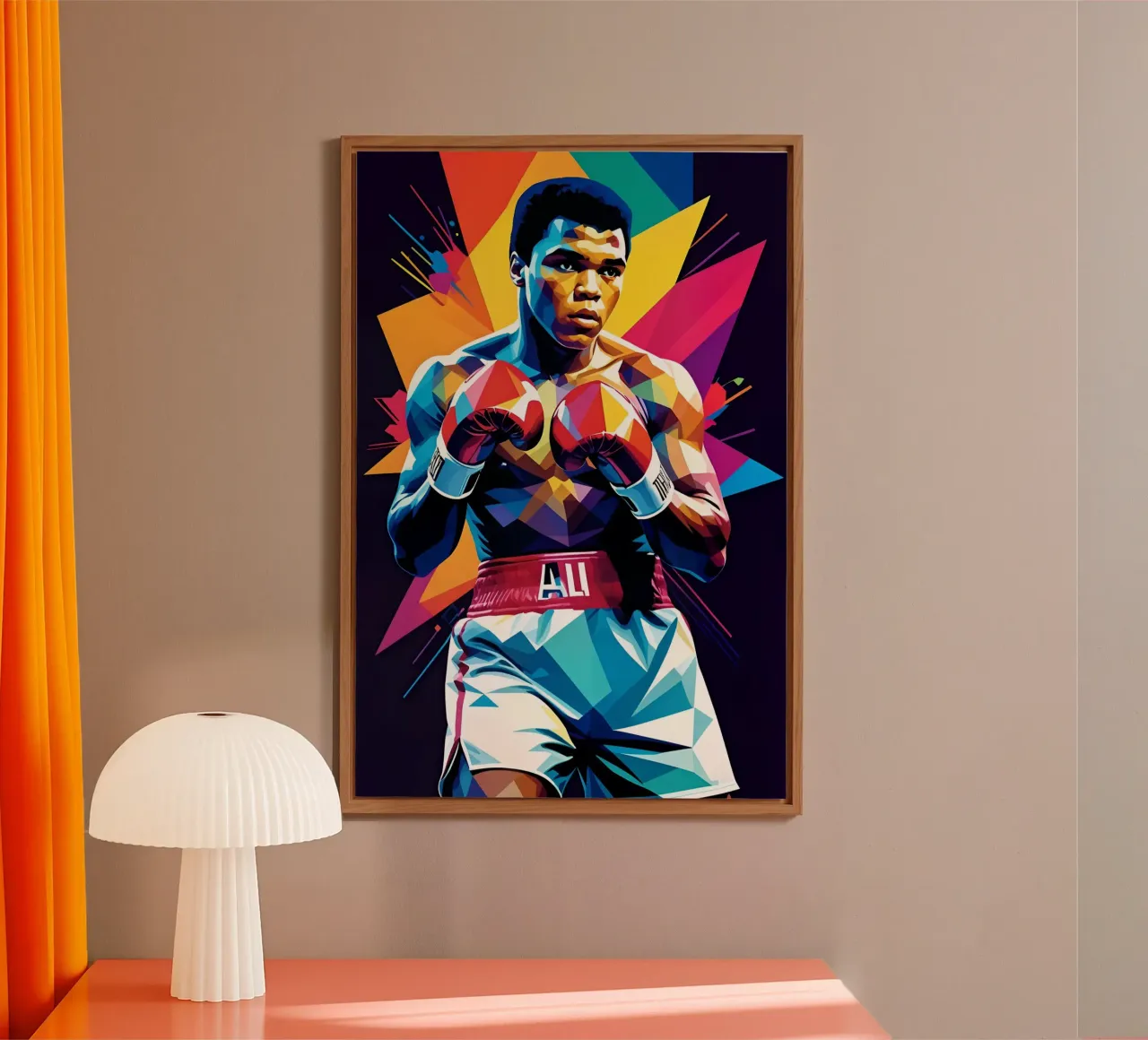 Muhammad Ali wpap art alluminio dibond da BONANZA