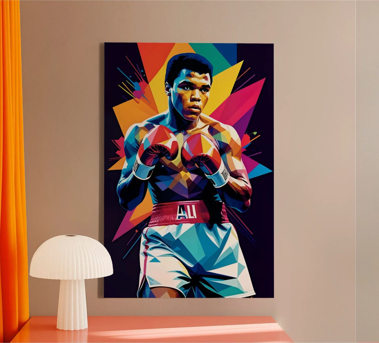 Muhammad Ali wpap art canvas by BONANZA