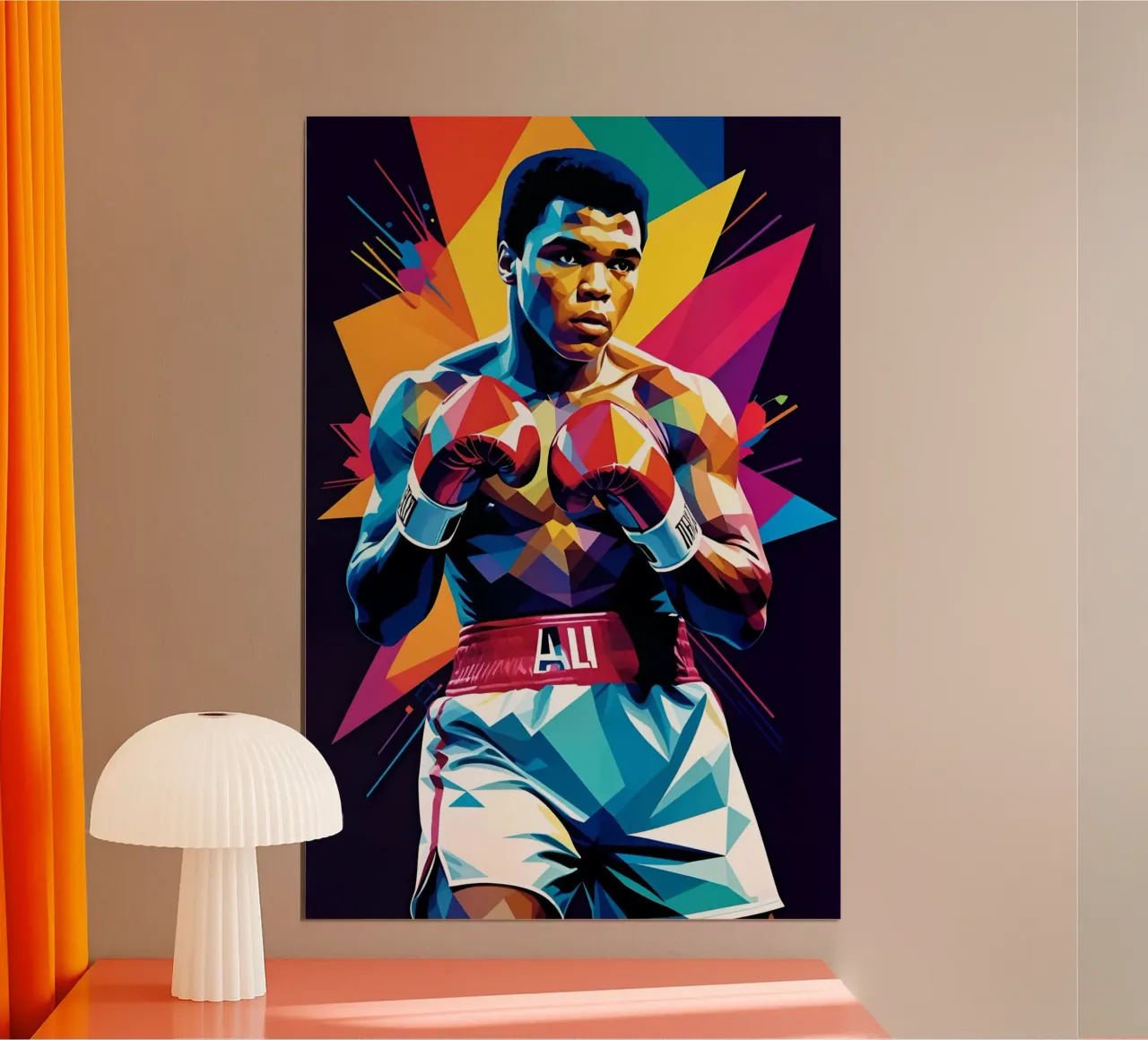 Muhammad Ali wpap art poster da BONANZA