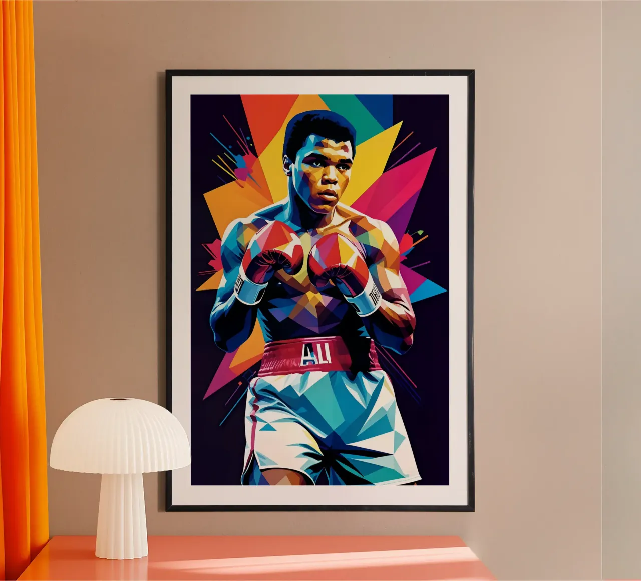 Muhammad Ali wpap art poster da BONANZA