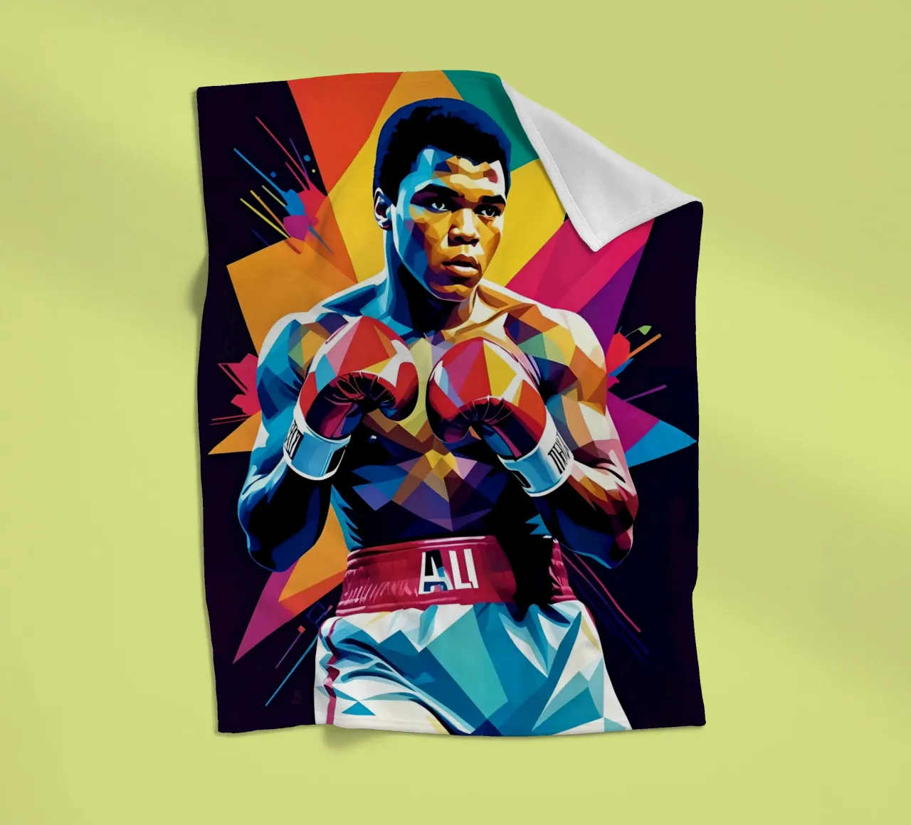 Muhammad Ali wpap art coperta in pile da BONANZA