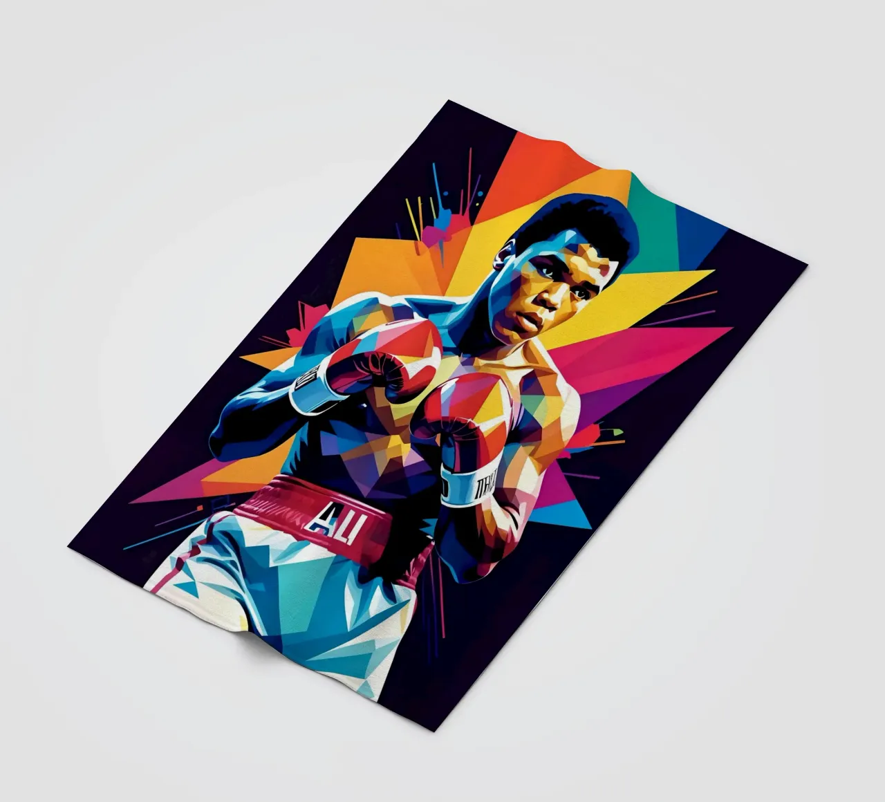 Muhammad Ali wpap art coperta in pile da BONANZA