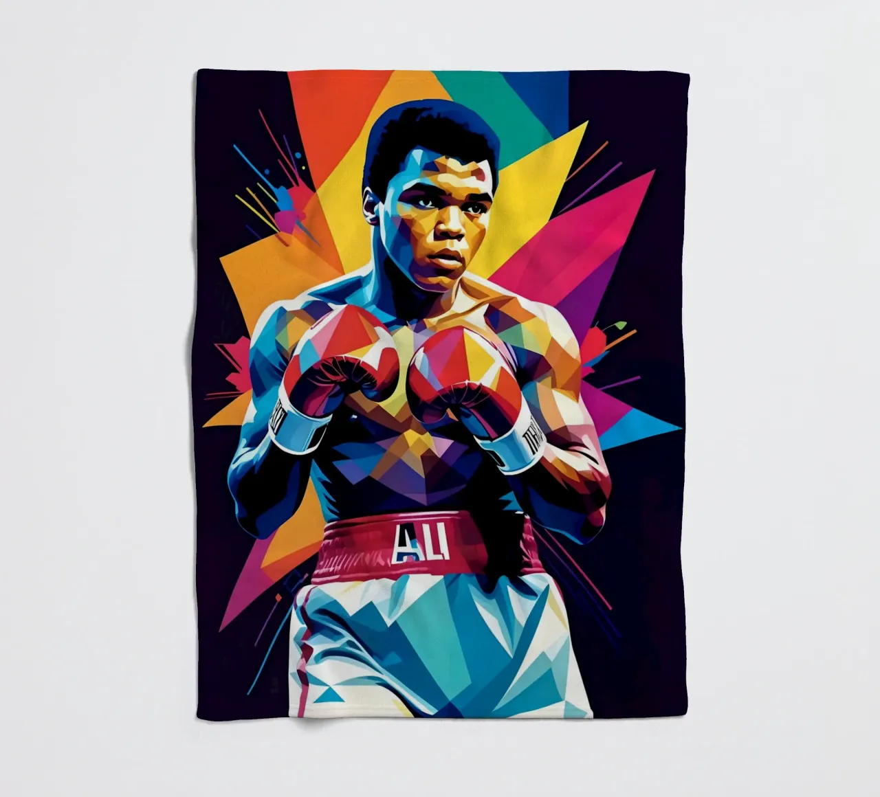 Muhammad Ali wpap art coperta in pile da BONANZA