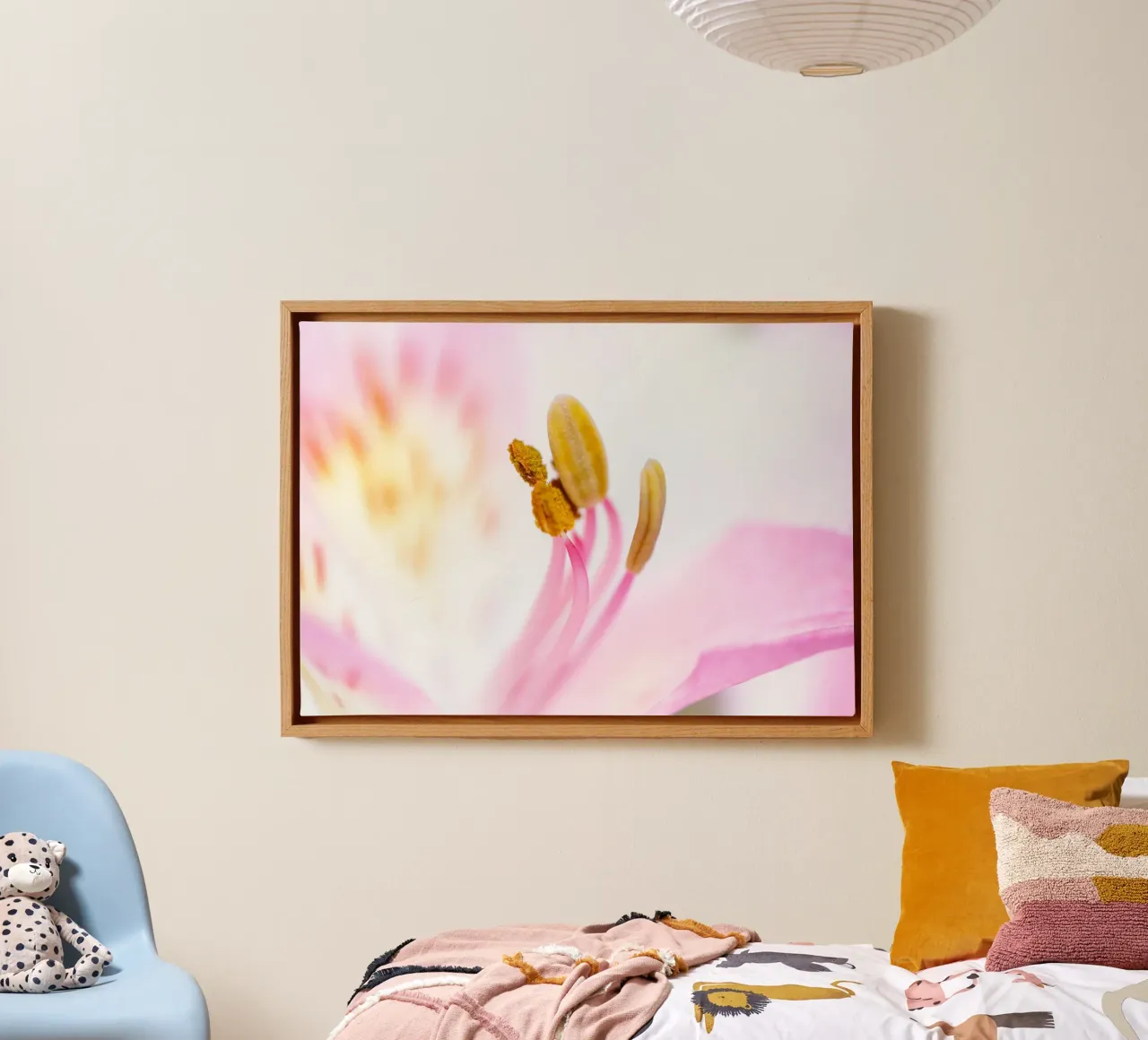 flora studies #6 canvas met Baklijst van rafael campezato