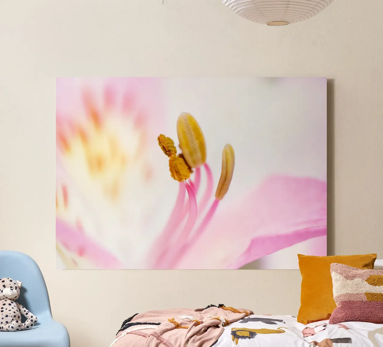 flora studies #6 canvas met Baklijst van rafael campezato
