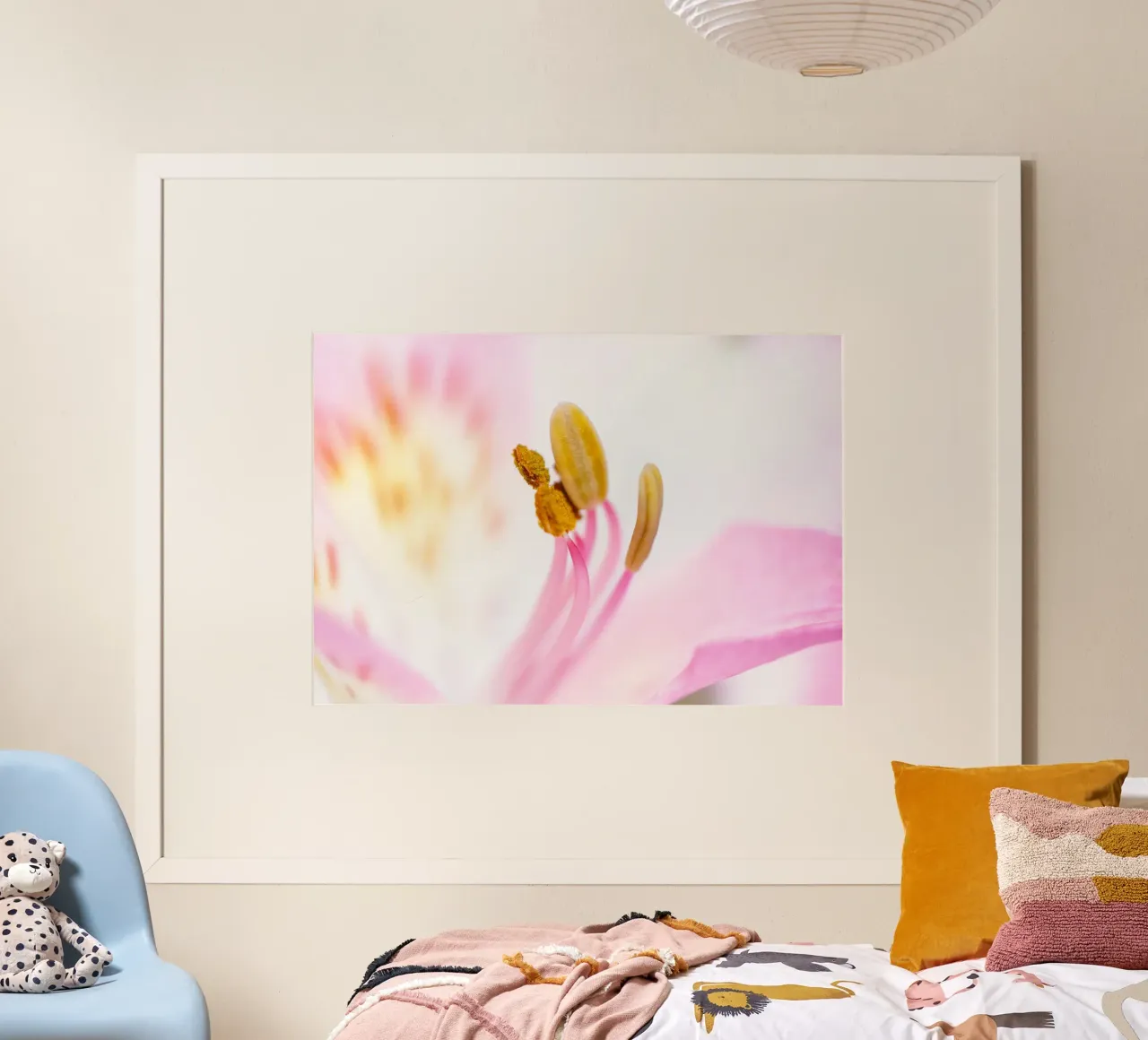 studi sulla flora #6 poster con telaio in plastica da rafael campezato