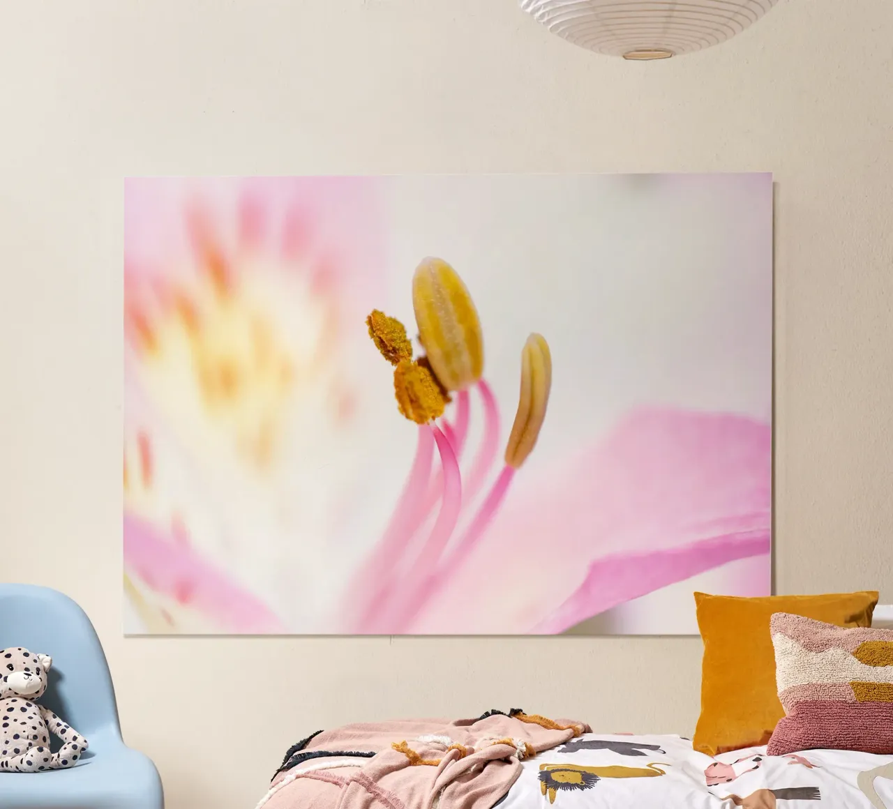 studi sulla flora #6 poster con telaio in plastica da rafael campezato