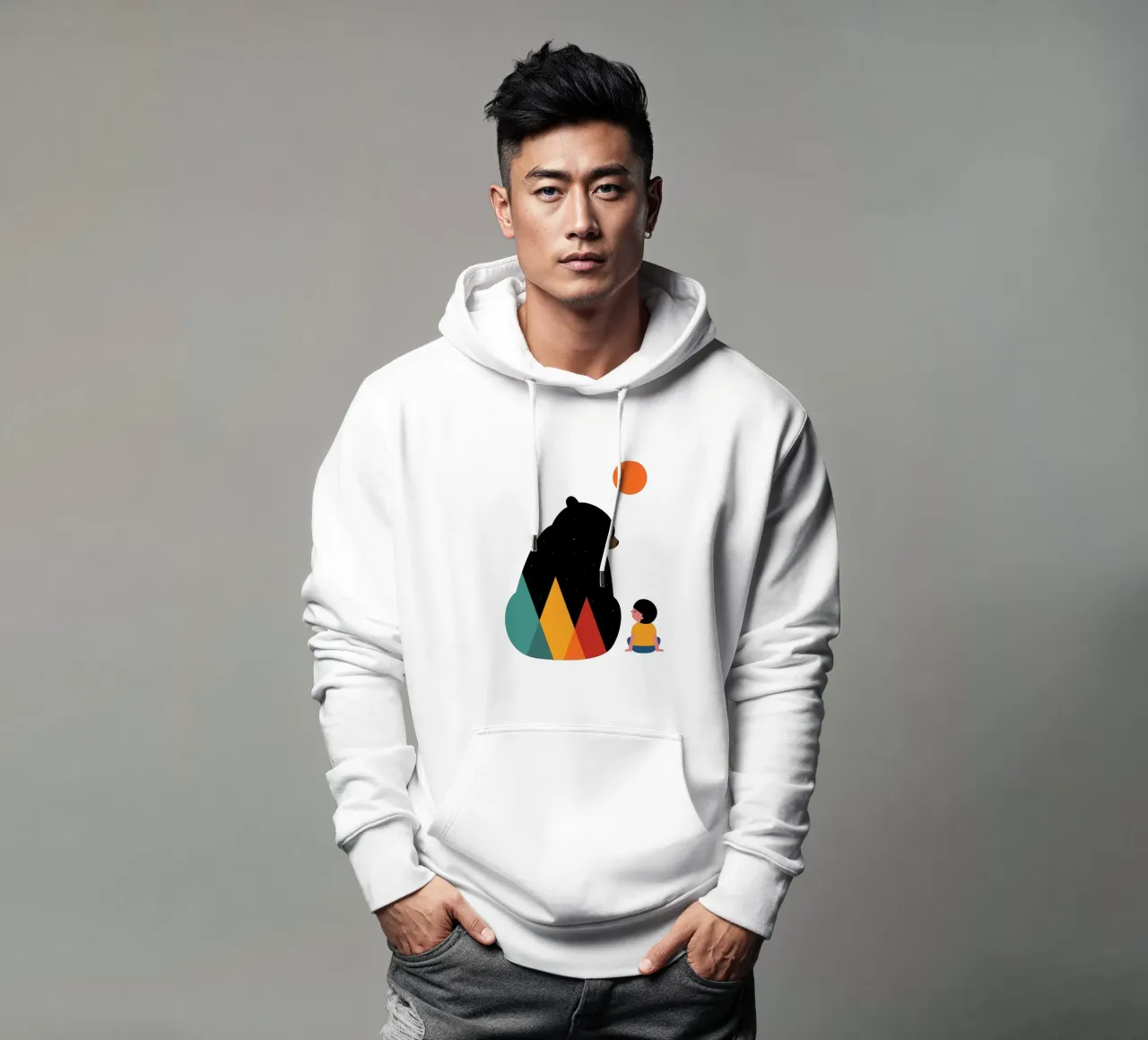 De corazón a corazón sudadera con capucha de Andy Westface