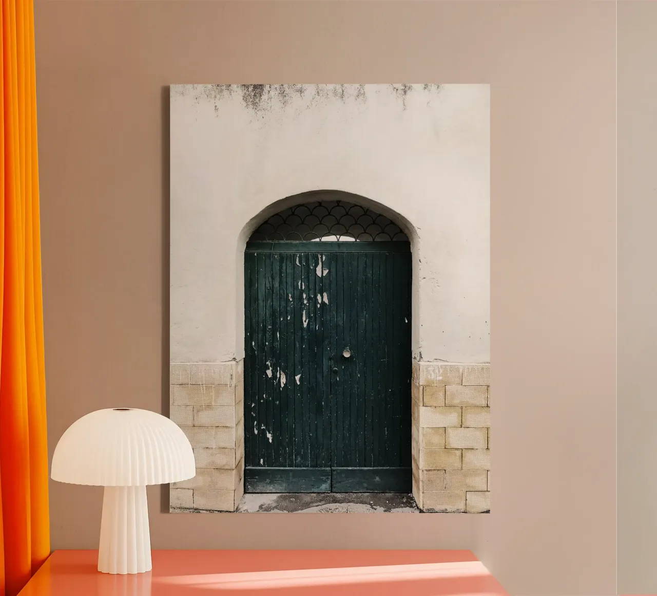 Quiete rustica tela con Cornice a cassetta da PhotoVibe Decor