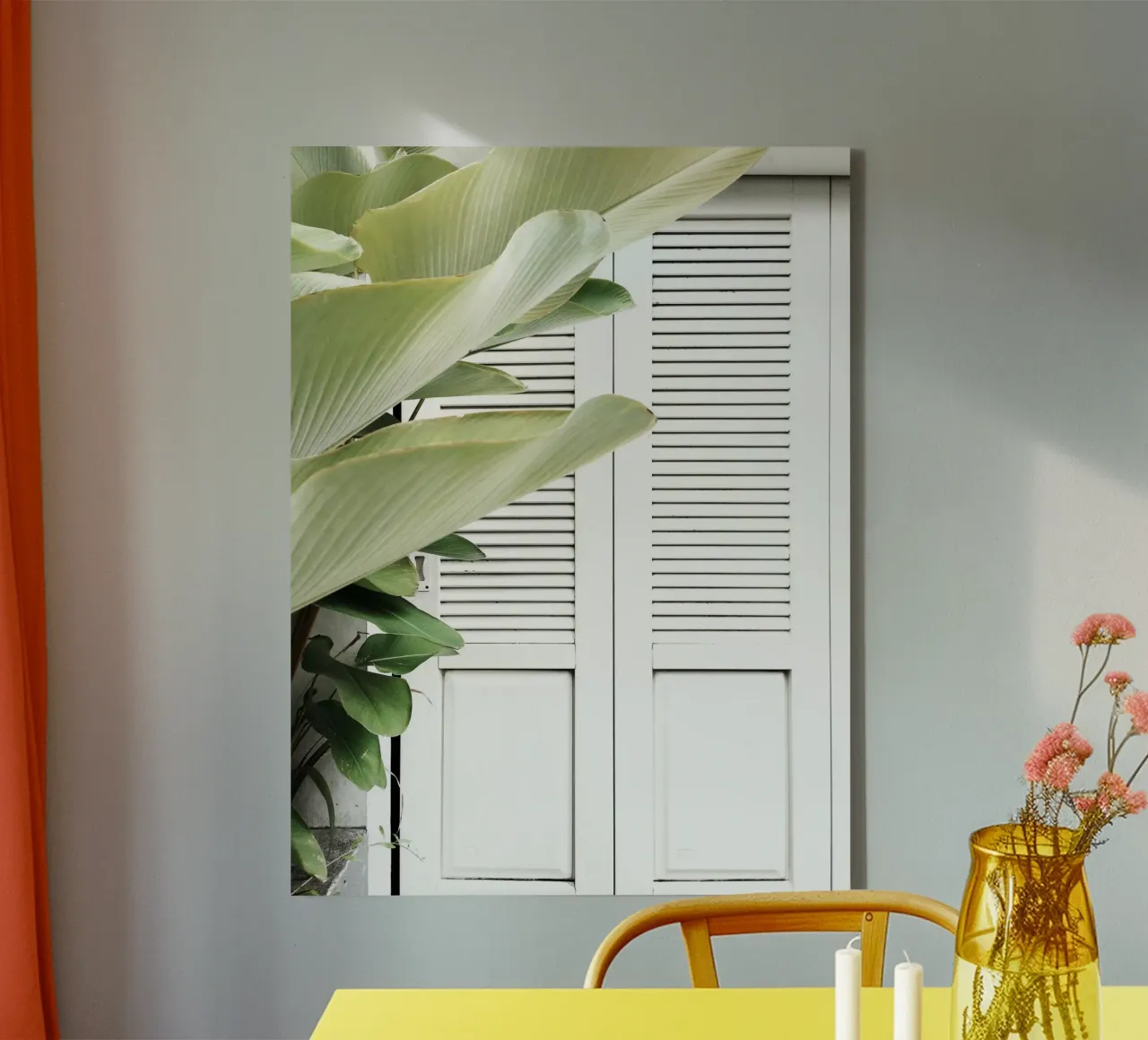 Quiete rustica tela con Cornice a cassetta da PhotoVibe Decor