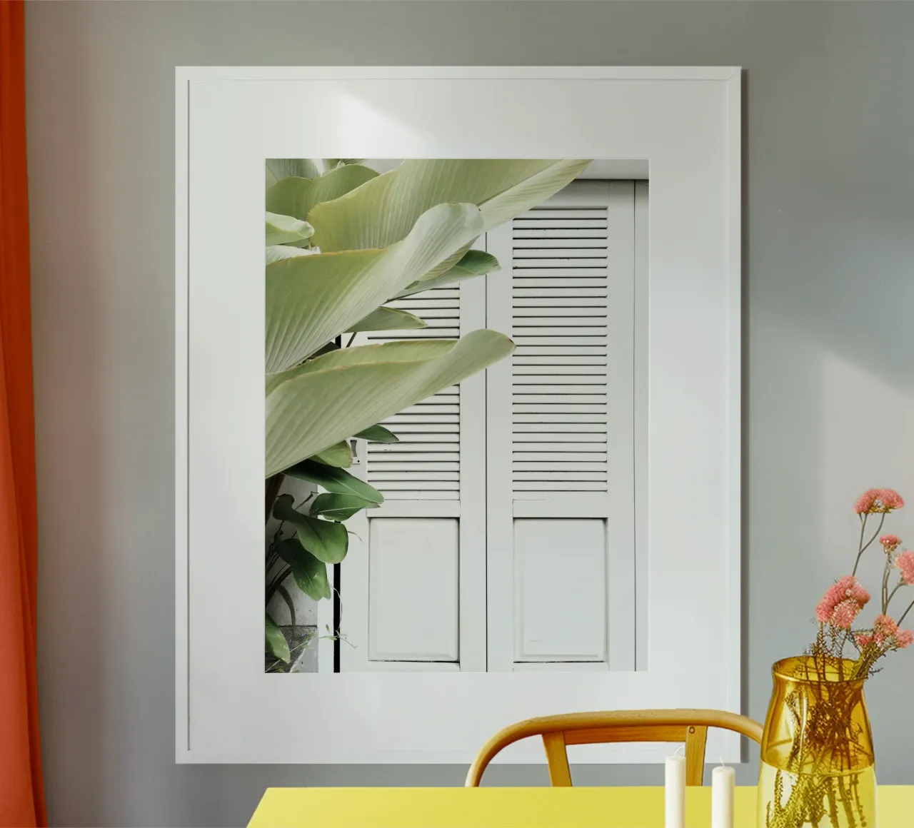 Quiete rustica poster con telaio in legno da PhotoVibe Decor