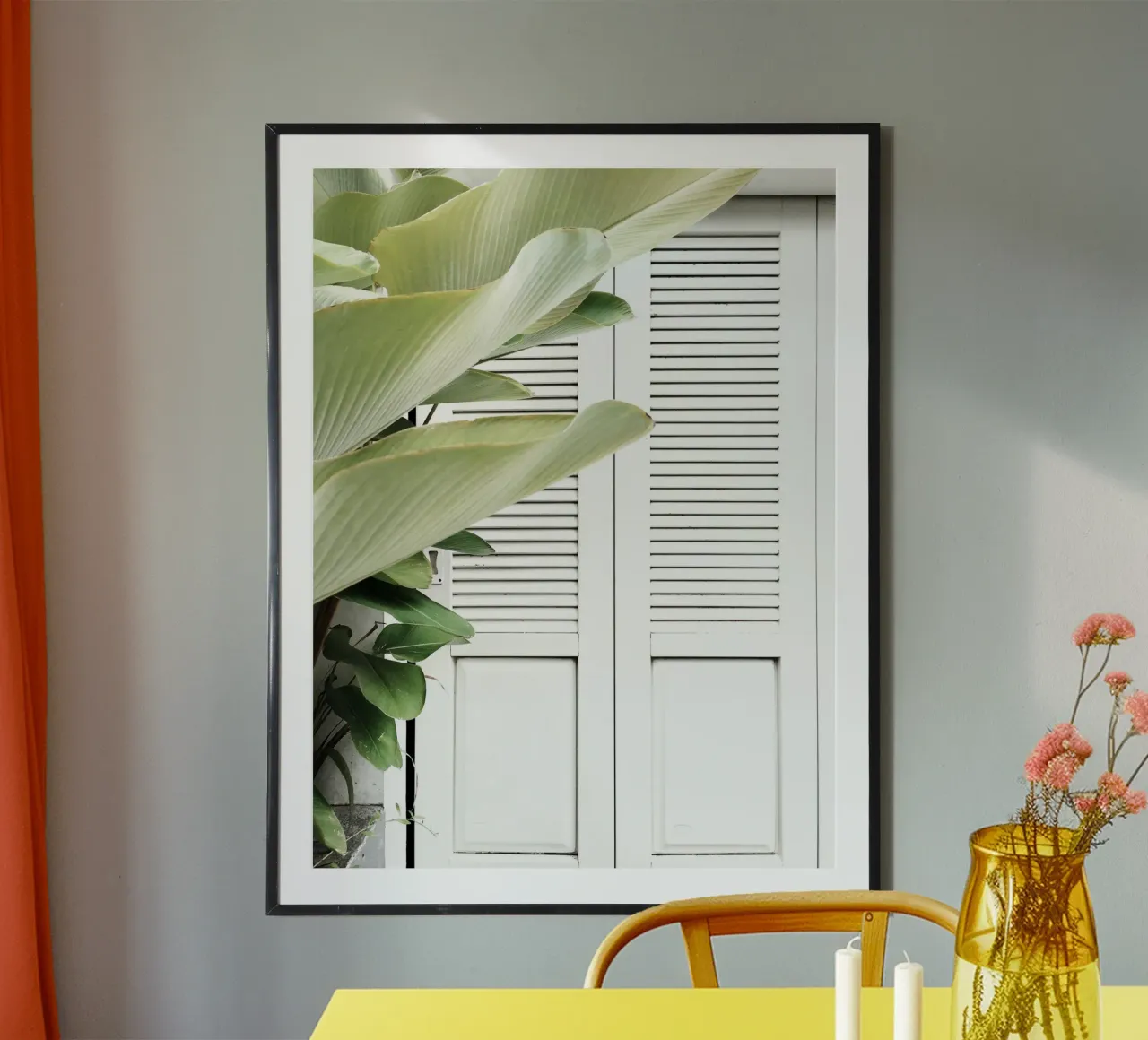 Quiete rustica poster con telaio in legno da PhotoVibe Decor