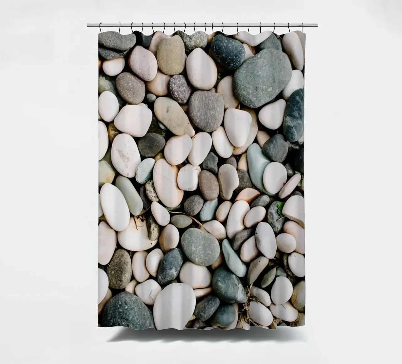 Rustikale Stille Duschvorhang von PhotoVibe Decor