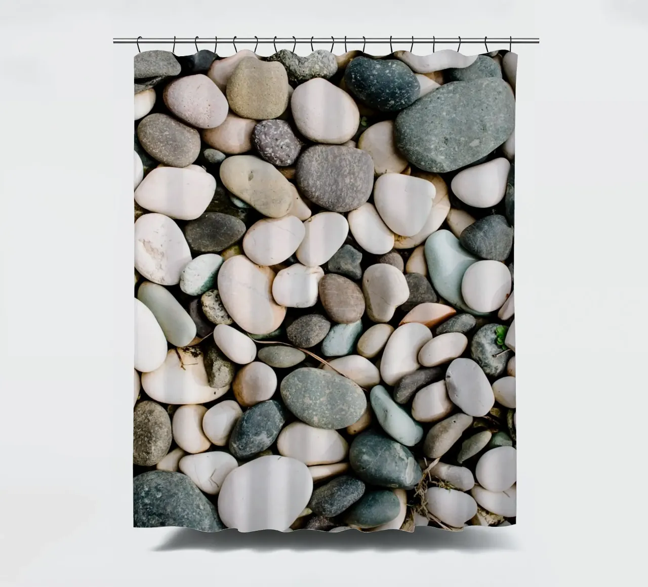 Rustikale Stille Duschvorhang von PhotoVibe Decor