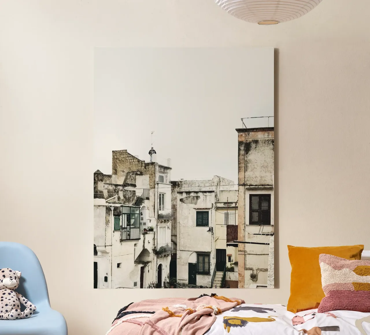 Quiete rustica tela con Cornice a cassetta da PhotoVibe Decor