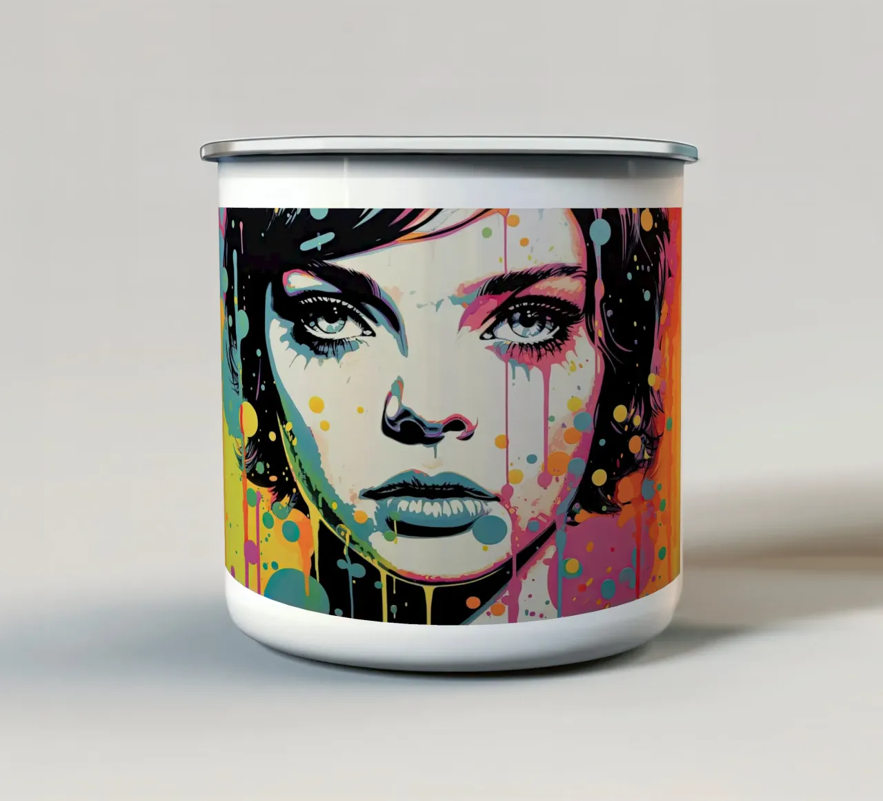 Arte da parete di Imagine tazza in smalto da Imagine