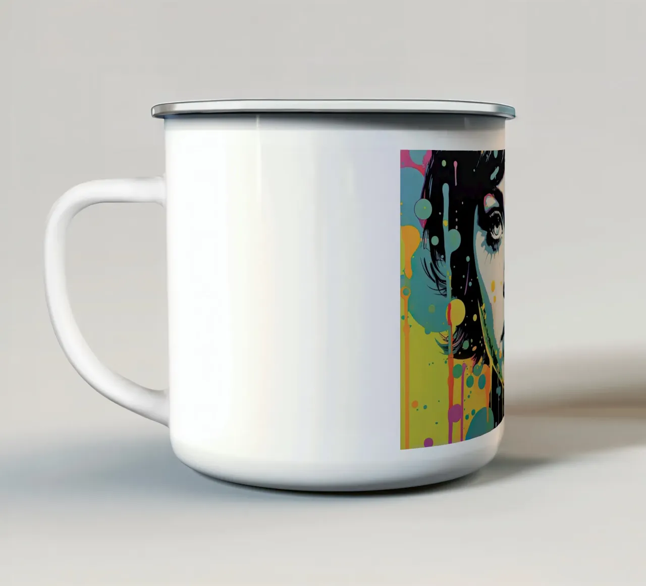 Arte da parete di Imagine tazza in smalto da Imagine