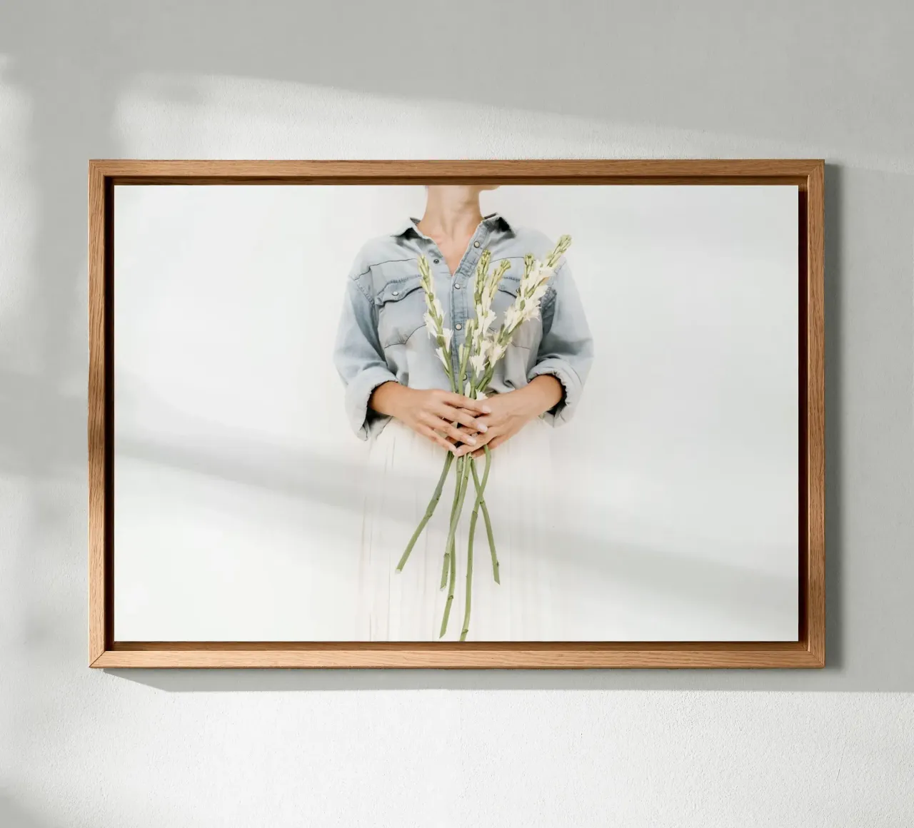 Quiete rustica tela con Cornice a cassetta da PhotoVibe Decor