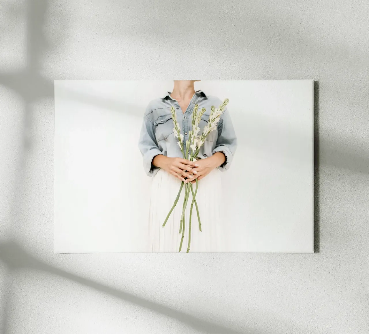 Quiete rustica tela con Cornice a cassetta da PhotoVibe Decor