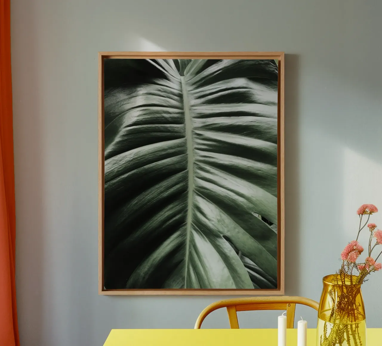 Quiete rustica tela con Cornice a cassetta da PhotoVibe Decor