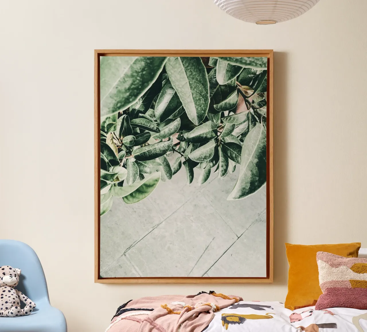 Quiete rustica tela con Cornice a cassetta da PhotoVibe Decor
