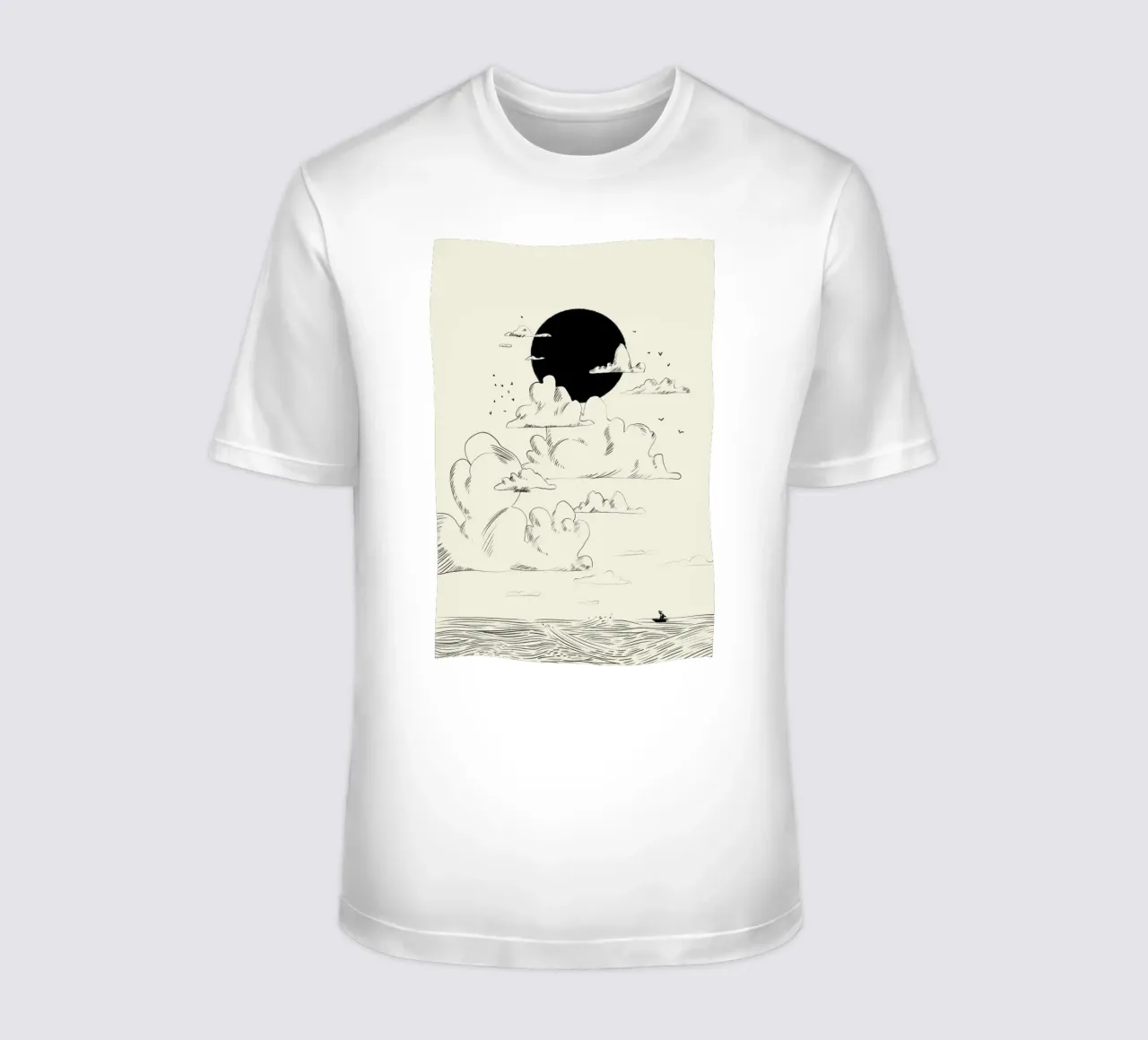 Clouds Above t-shirt da Graphite