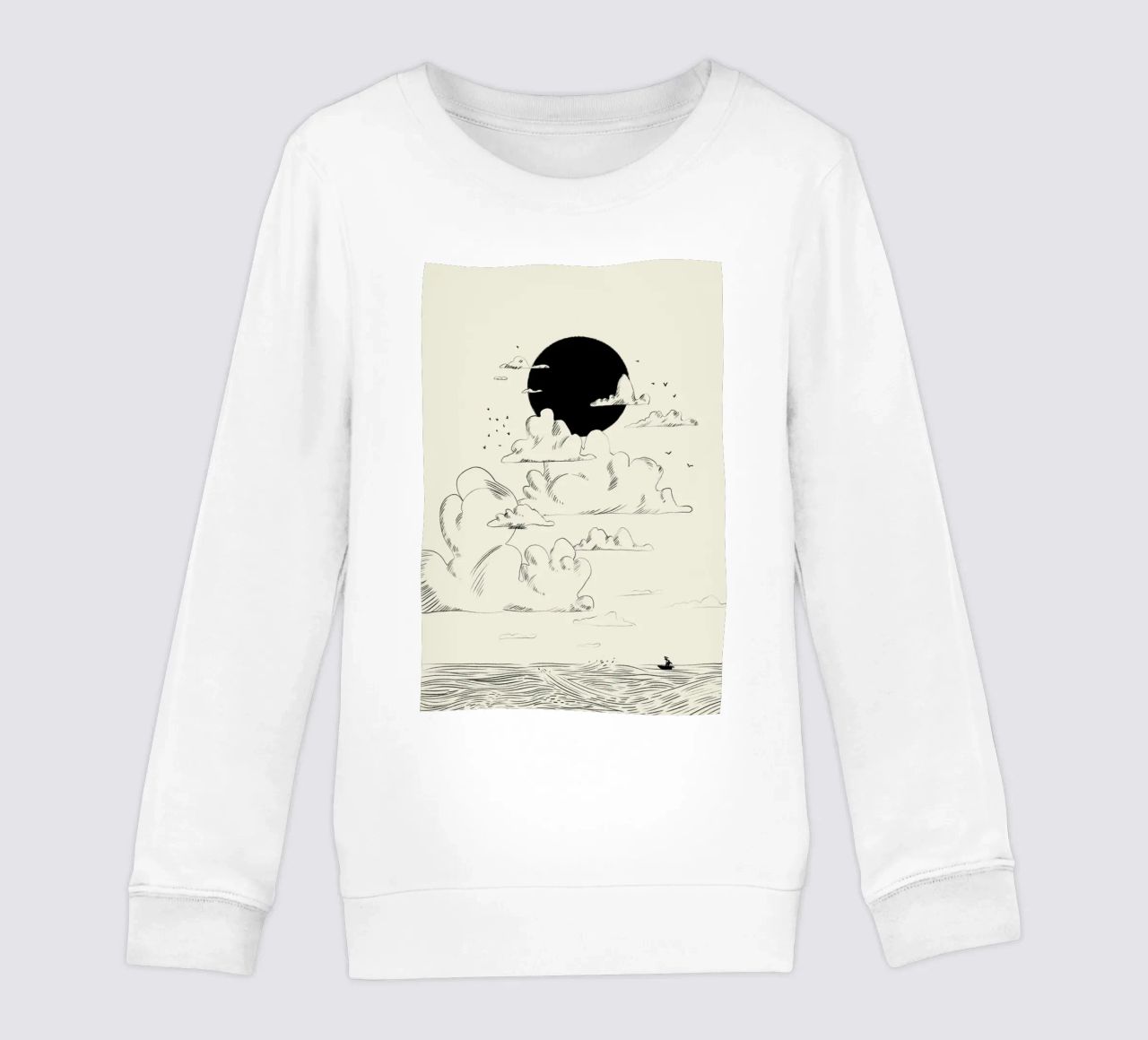 Clouds Above felpa bambino da Graphite