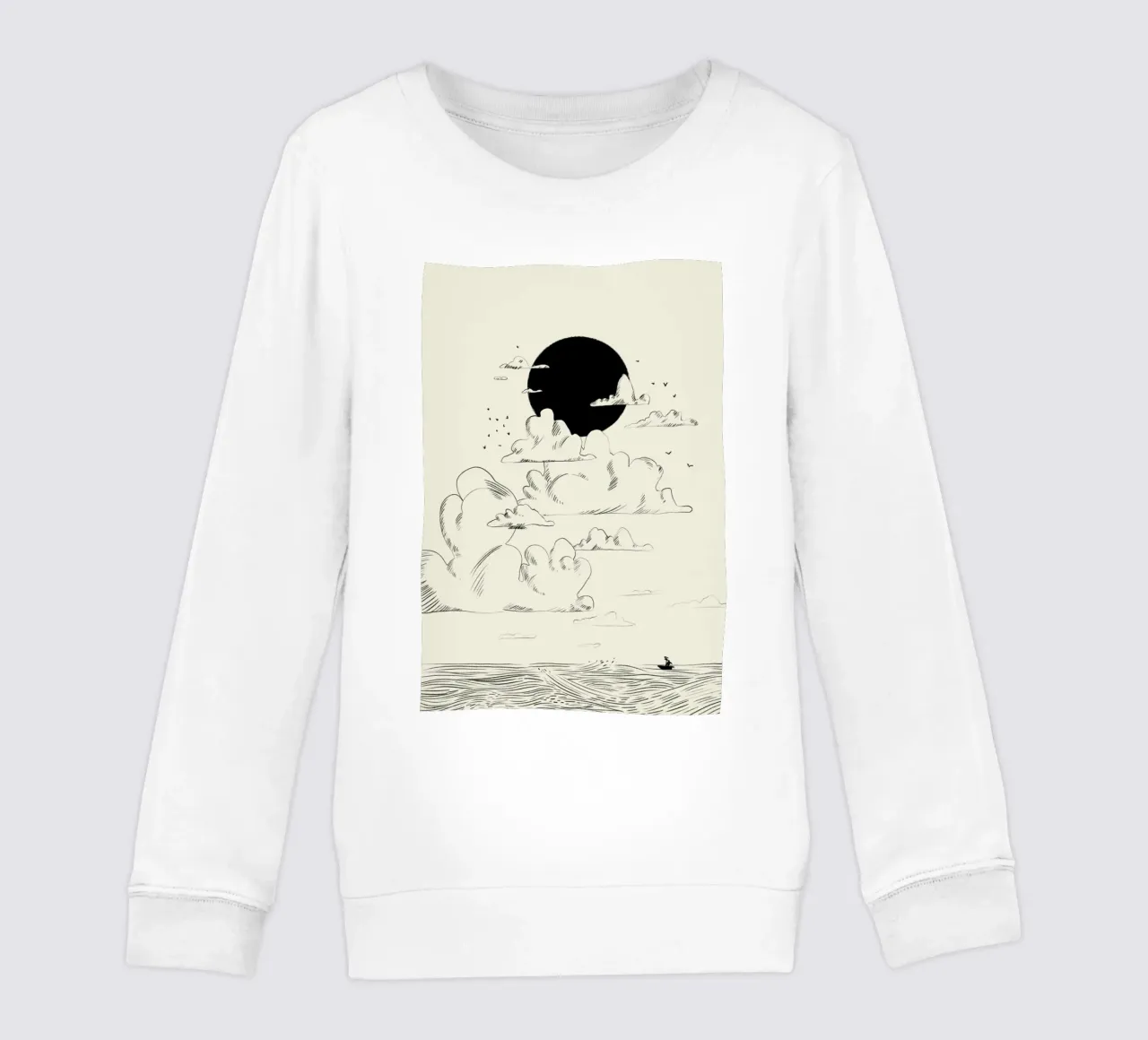 Clouds Above felpa bambino da Graphite