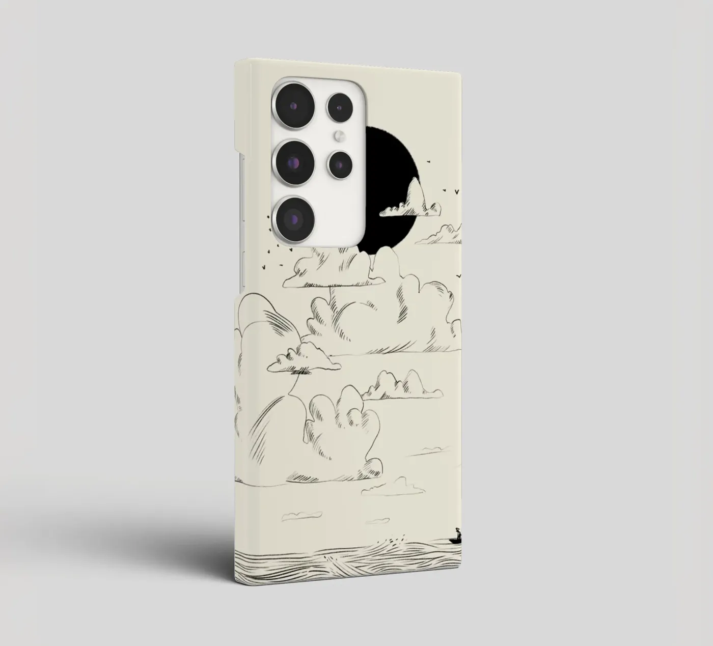 Clouds Above cover samsung da Graphite