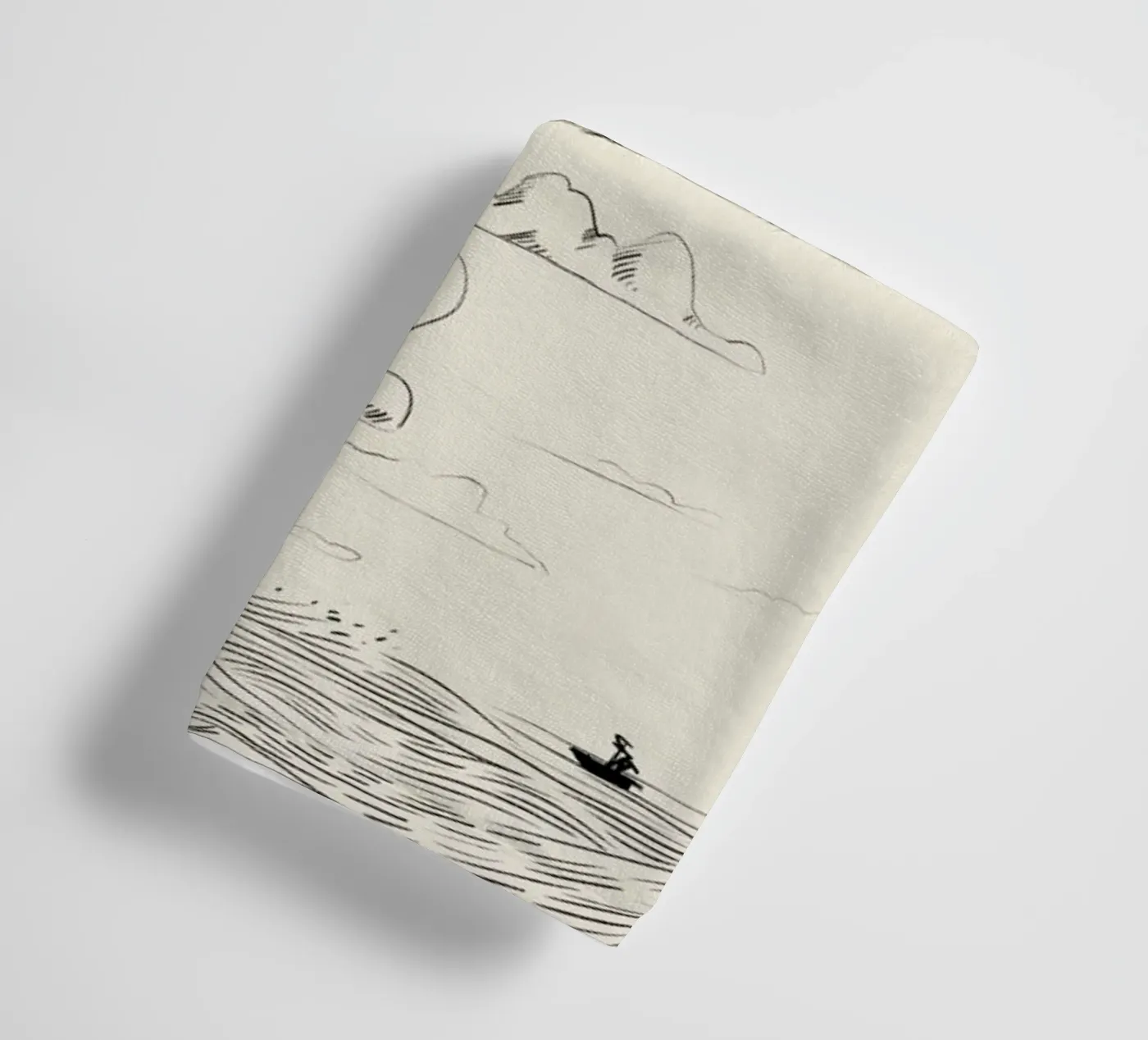 Clouds Above badhanddoek van Graphite