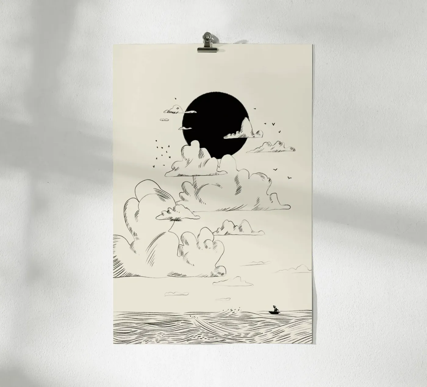 Clouds Above poster van Graphite