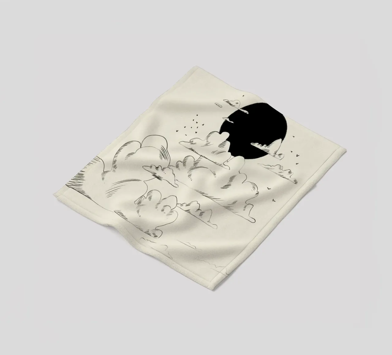 Clouds Above coperta in pile da Graphite