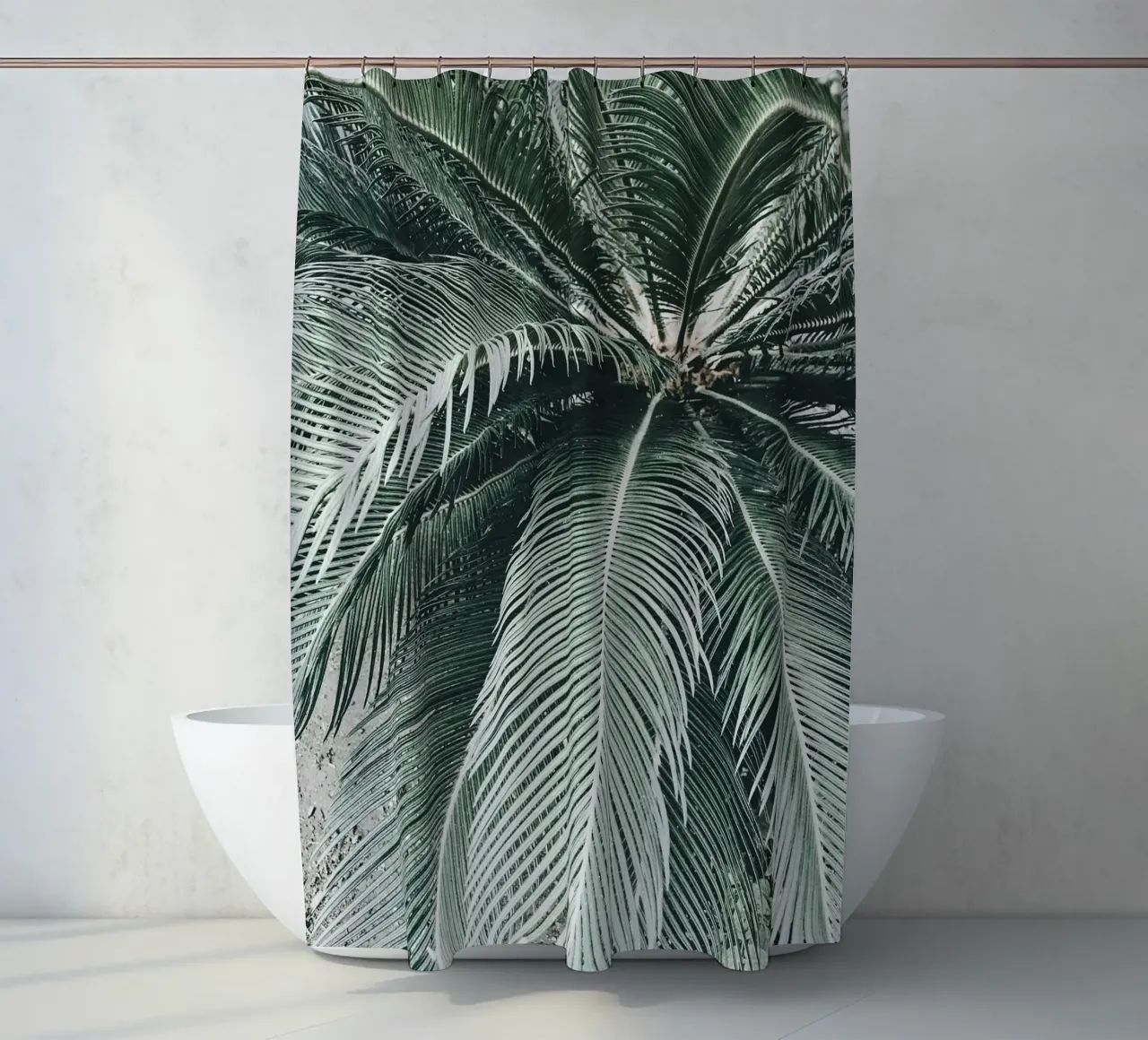 Quiete rustica tenda da doccia da PhotoVibe Decor